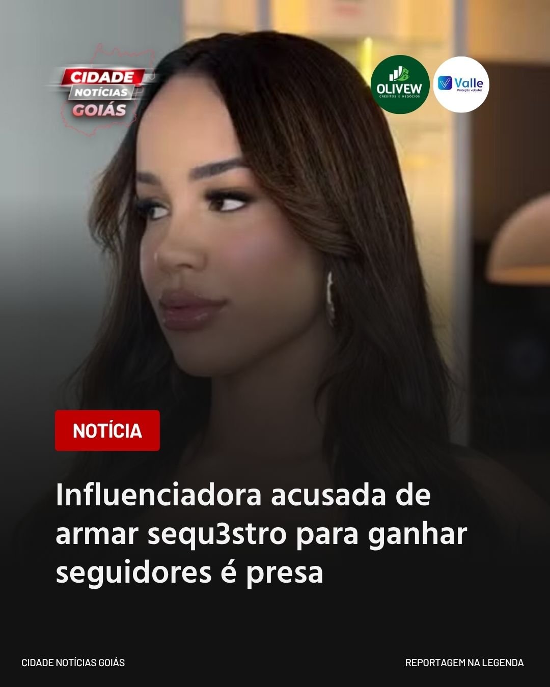 Influenciadora acusada de armar sequestro para ganhar seguidores é presa