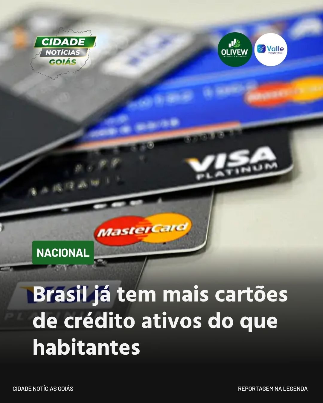 Brasil já tem mais cartões de crédito ativos do que habitantes