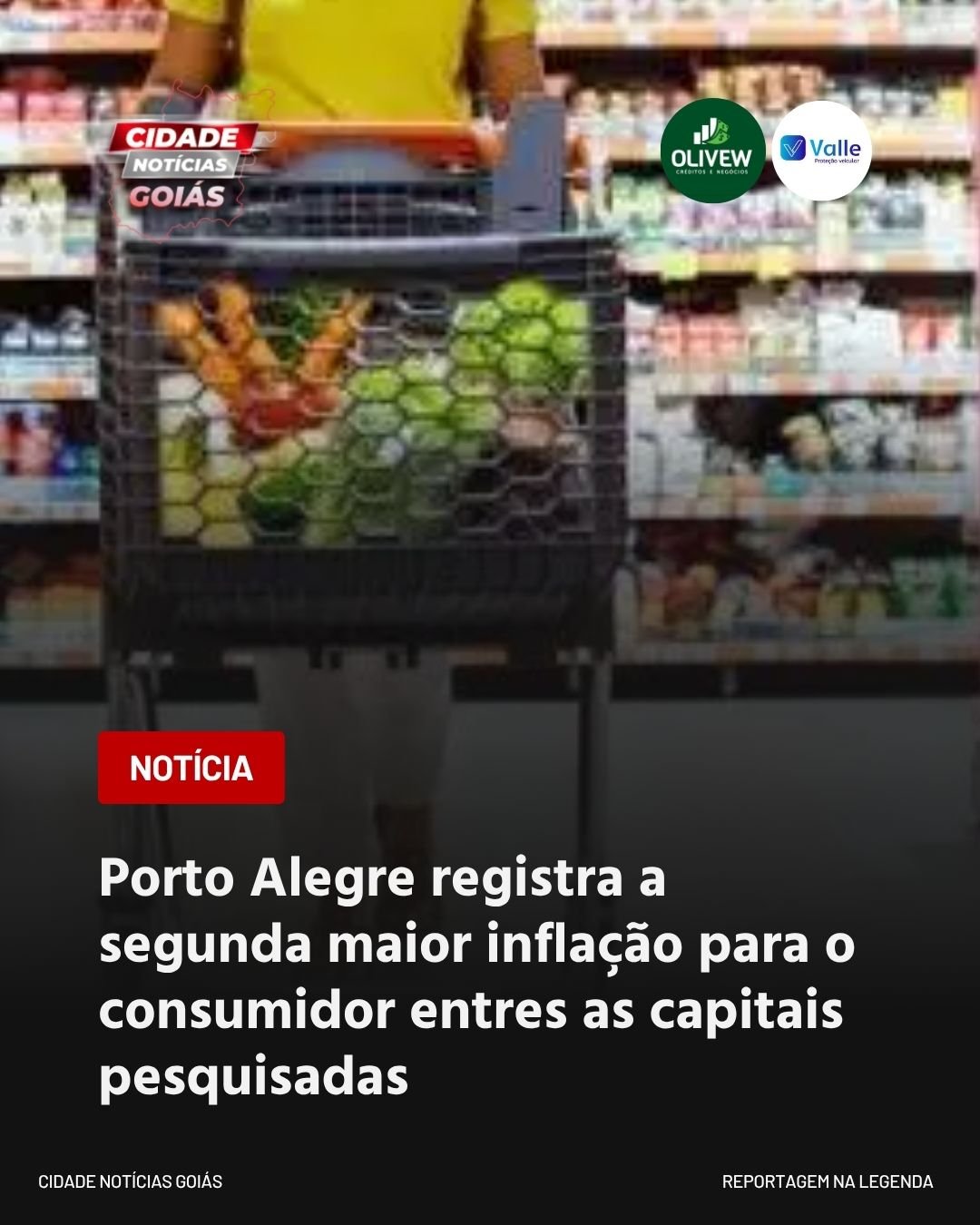Porto Alegre registra a segunda maior inflação para o consumidor entres as capitais pesquisadas