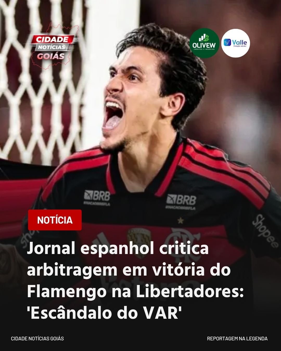 Jornal espanhol critica arbitragem em vitória do Flamengo na Libertadores: ‘Escândalo do VAR’