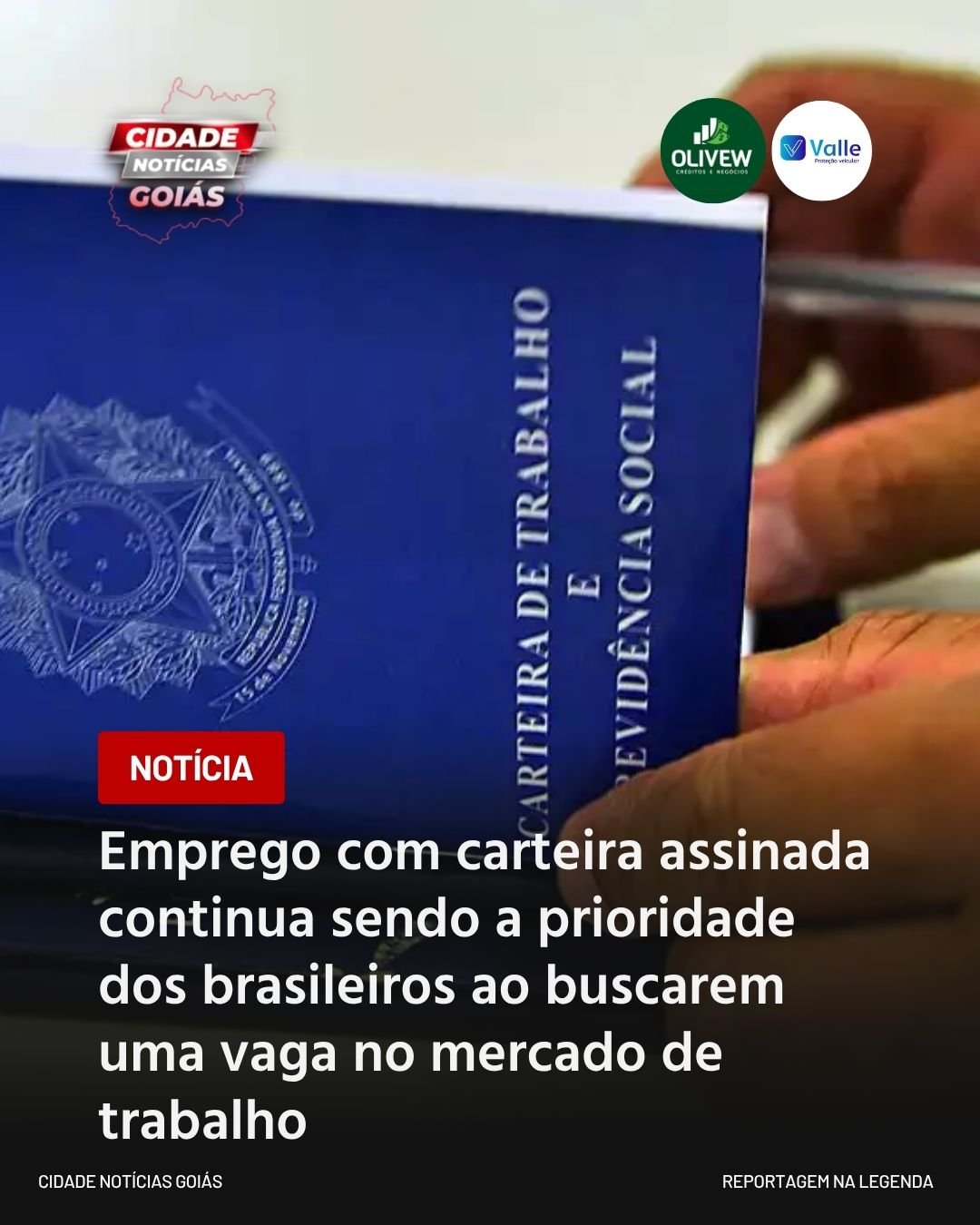 Emprego com carteira assinada continua sendo a prioridade dos brasileiros ao buscarem uma vaga no mercado de trabalho