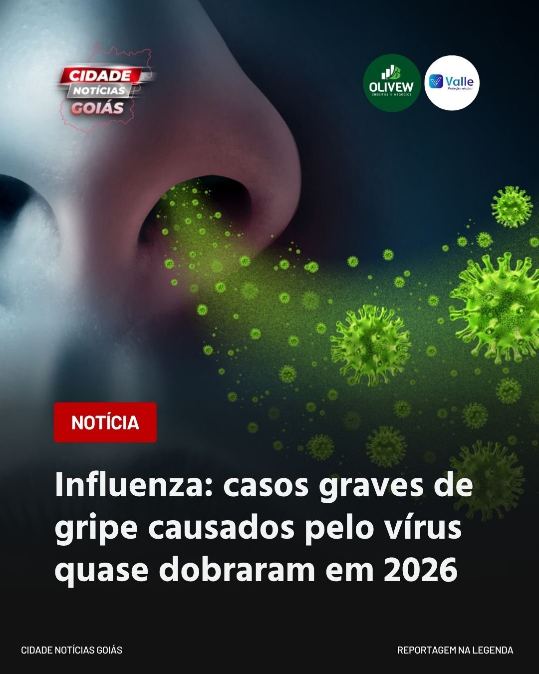 Influenza: casos graves de gripe causados pelo vírus quase dobraram em 2026