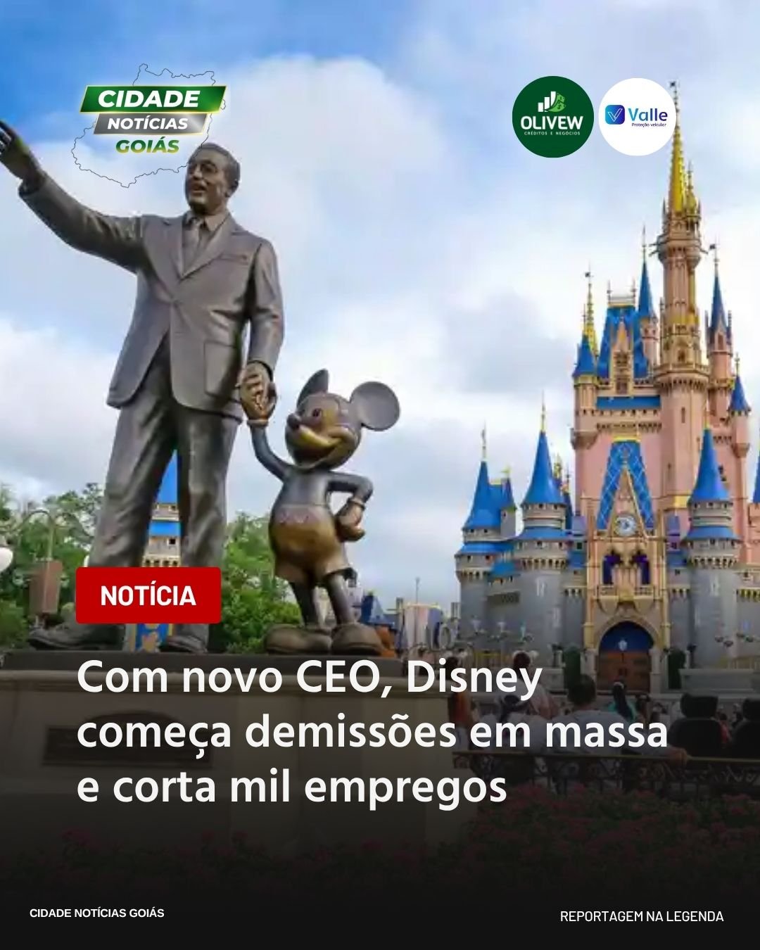 Com novo CEO, Disney começa demissões em massa e corta mil empregos