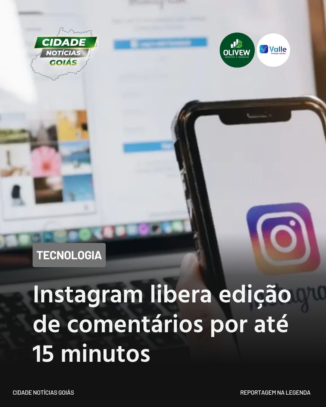 Instagram libera edição de comentários por até 15 minutos
