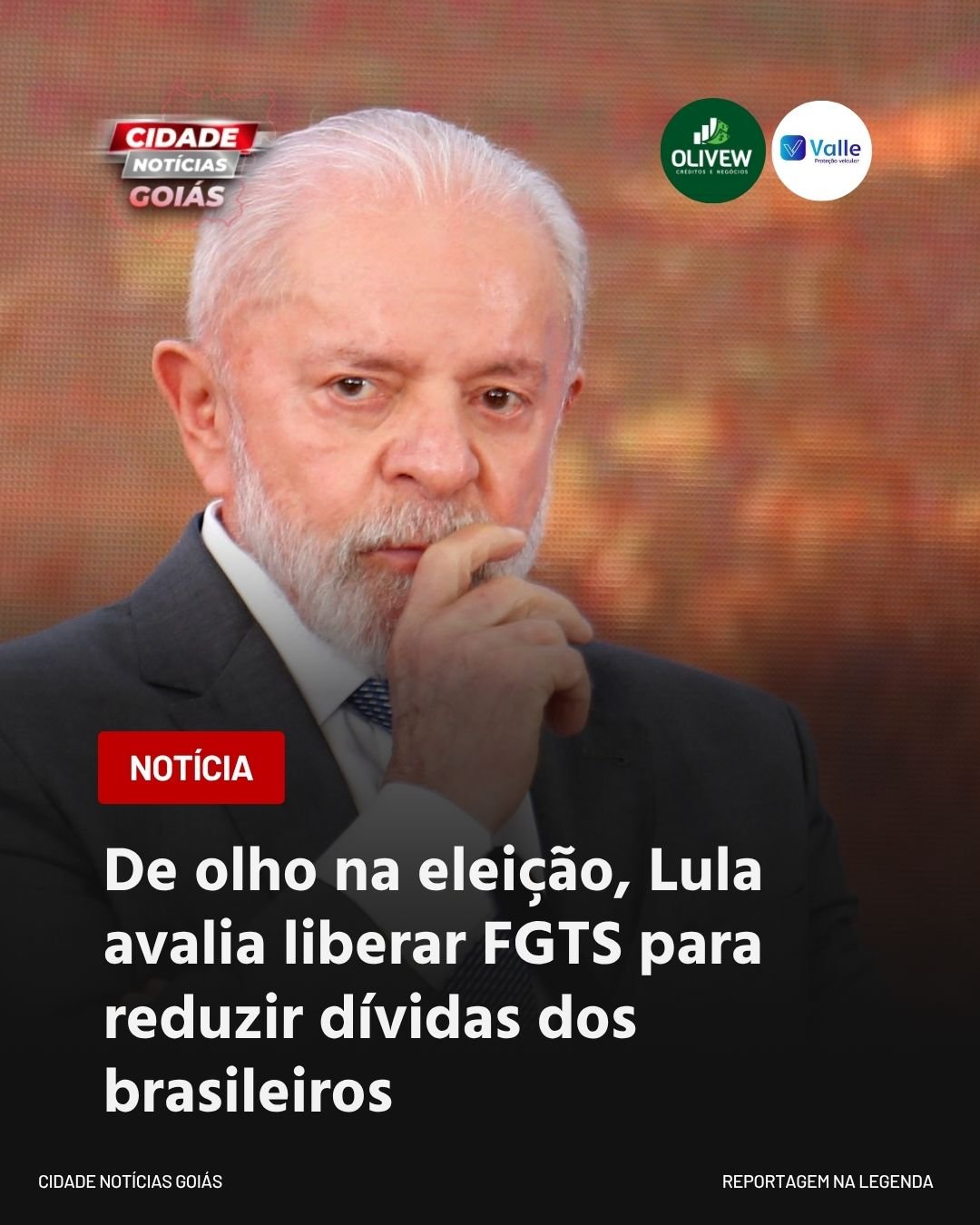 De olho na eleição, Lula avalia liberar FGTS para reduzir dívidas dos brasileiros
