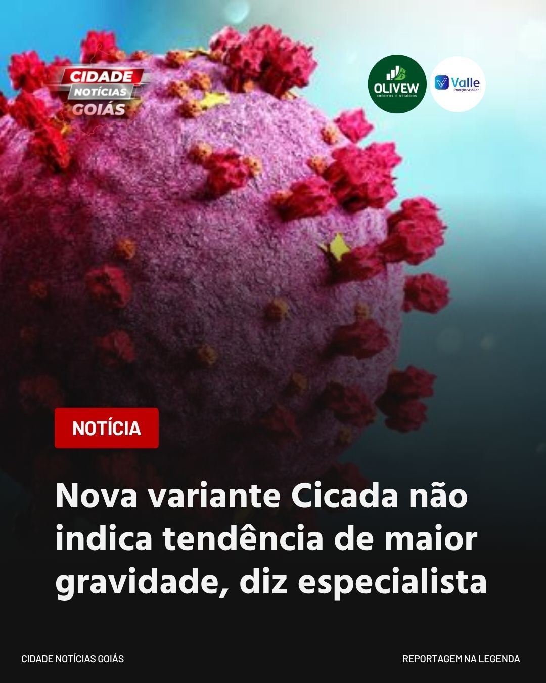 Nova variante Cicada não indica tendência de maior gravidade, diz especialista
