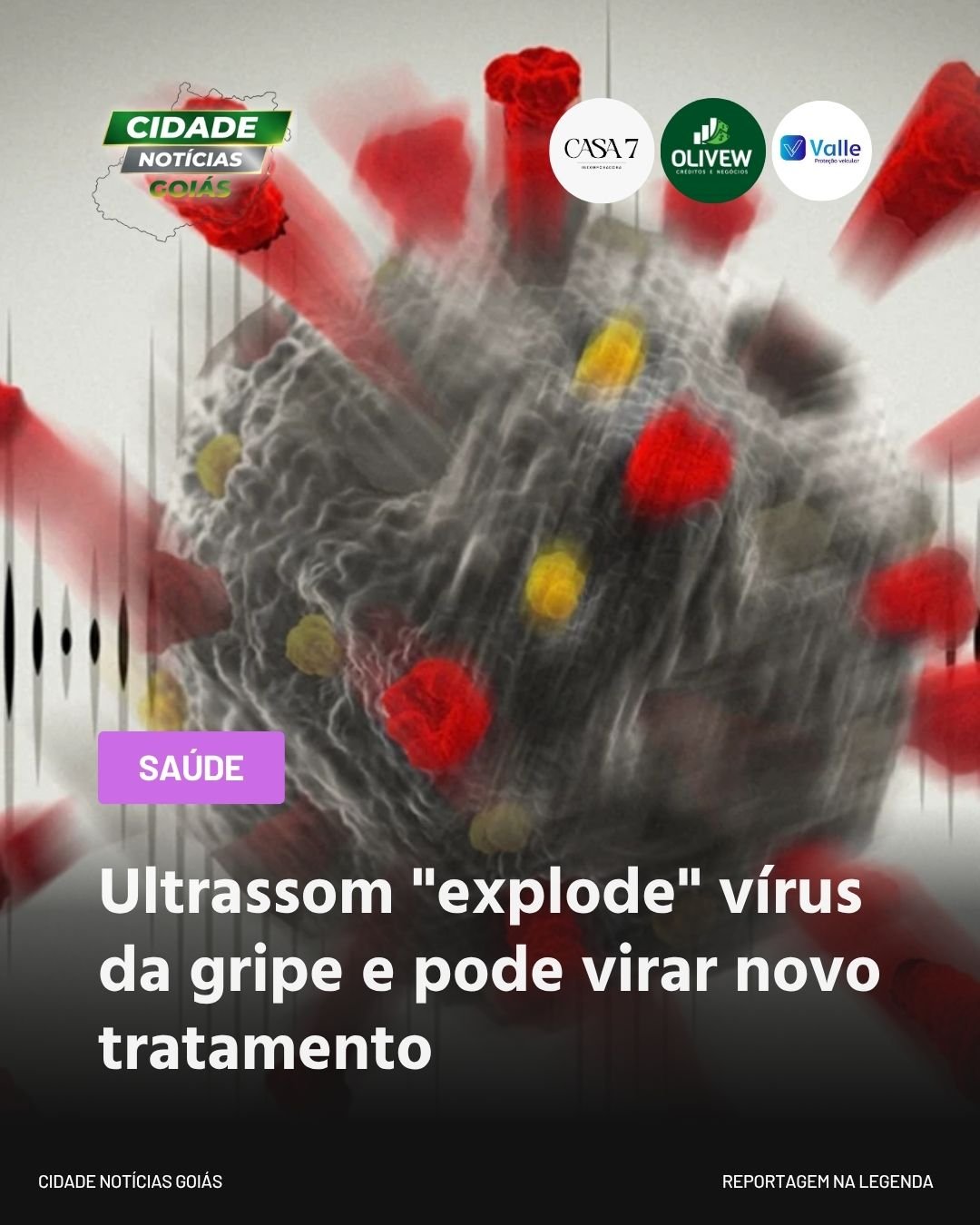 Ultrassom “explode” vírus da gripe e pode virar novo tratamento