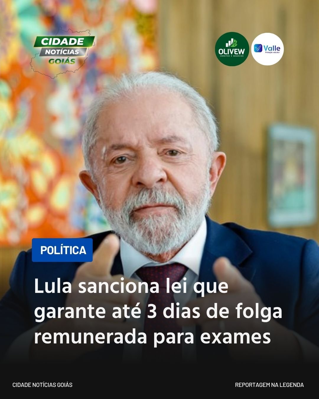 Lula sanciona lei que garante até 3 dias de folga remunerada para exames