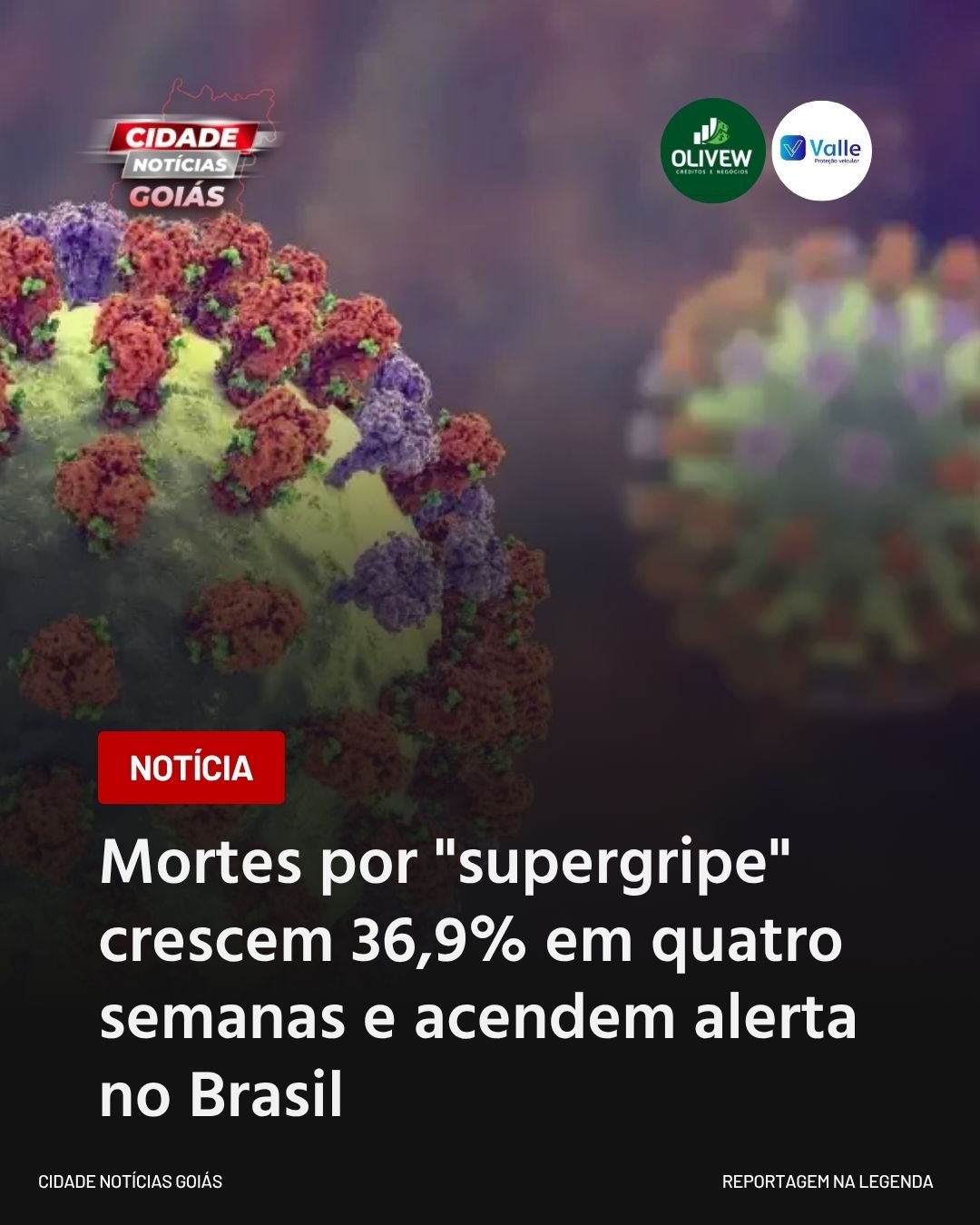 Mortes por “supergripe” crescem 36,9% em quatro semanas e acendem alerta no Brasil