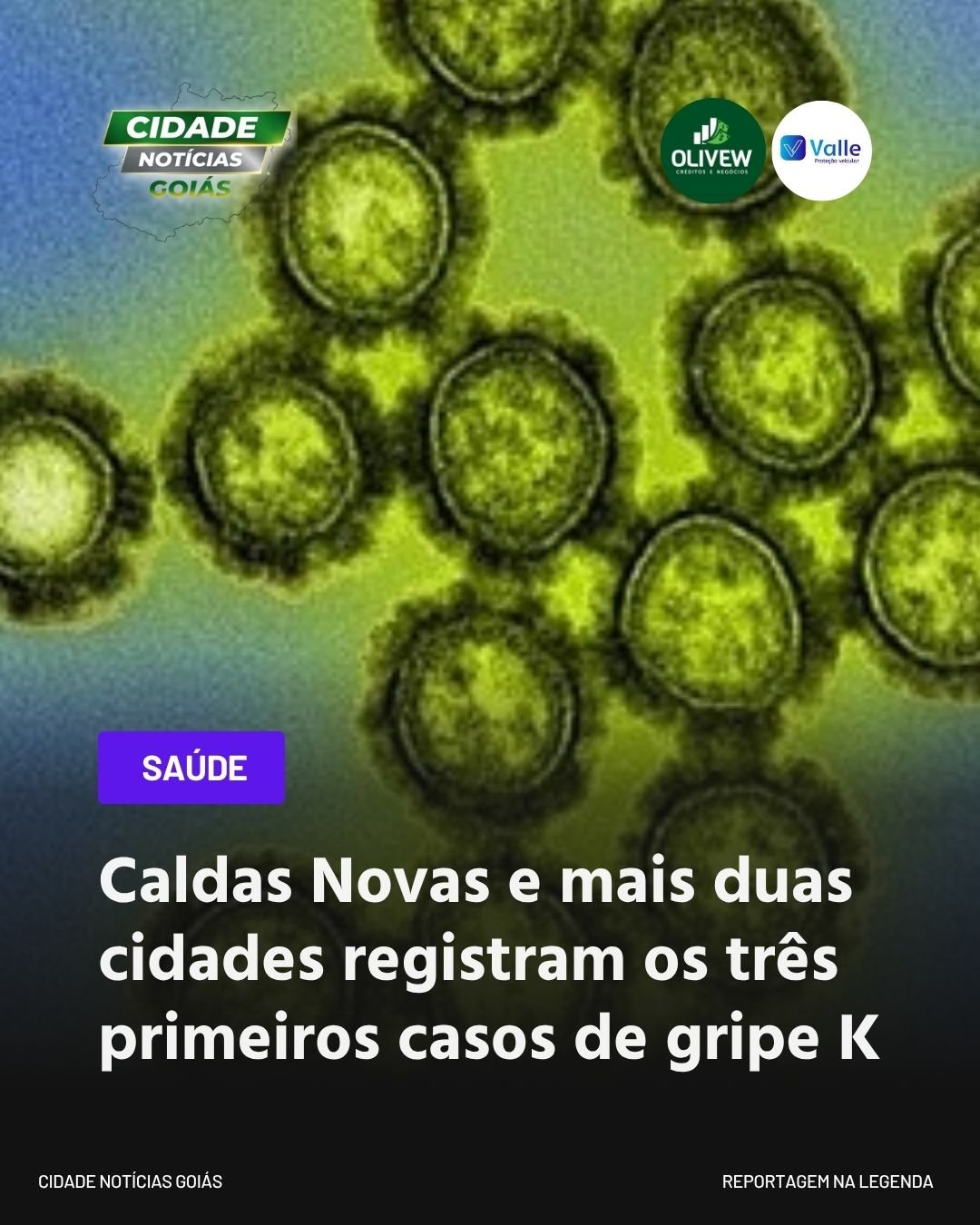 Caldas Novas e mais duas cidades registram os três primeiros casos de gripe K